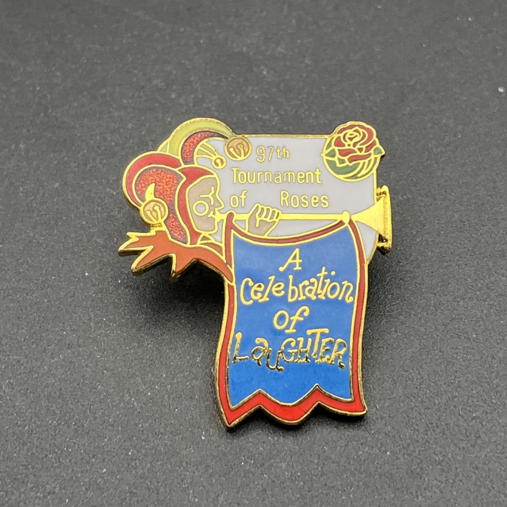 97th Tournament Of Roses A Celebration Of Laughter Lapel Hat Pin
